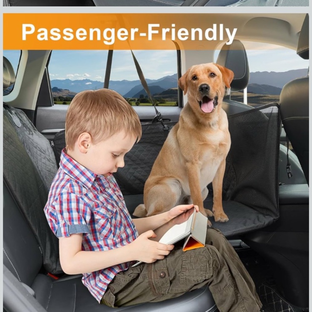 X-LargeHonest Back Seat Extender for Dogs, 57.4W 30.3L Hard Bottom NWT - Picture 14 of 15